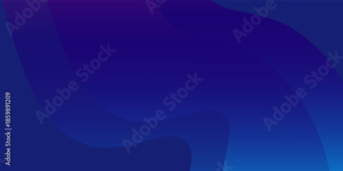 Best blue and purple liquid wavy shapes futuristic banner. Glowing retro waves vector