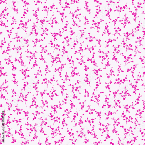  seamless floral pattern with wildfloewrs and leaves for fabric and wallpaper

