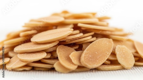 Pile of almond slices