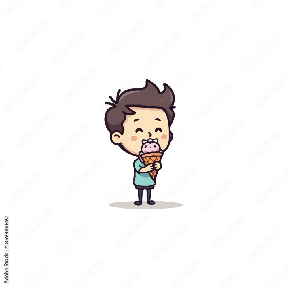 Obraz premium flat icon illustration color 6