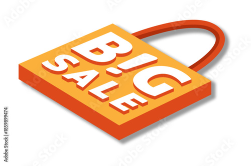 flat sale off  discount label design