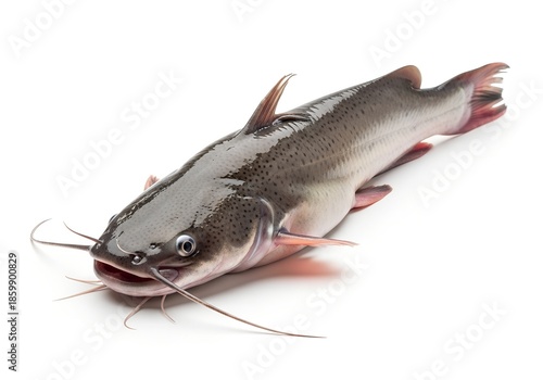 Fresh Whole Catfish Isolated
