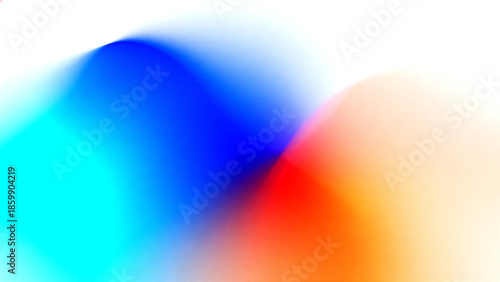 Abstract gradient background with flowing blue, red, and orange hues