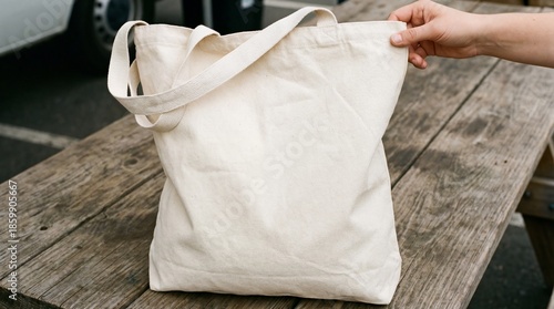woman holding a bag