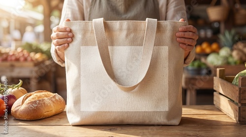 grocery shopping in the market