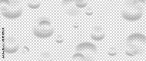 Realistic water droplets on the transparent window. Vector,eps.10