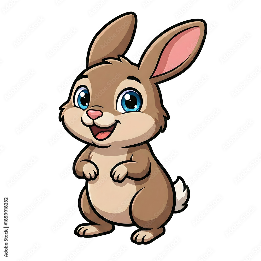 Obraz premium chocolate rabbit Illustration
