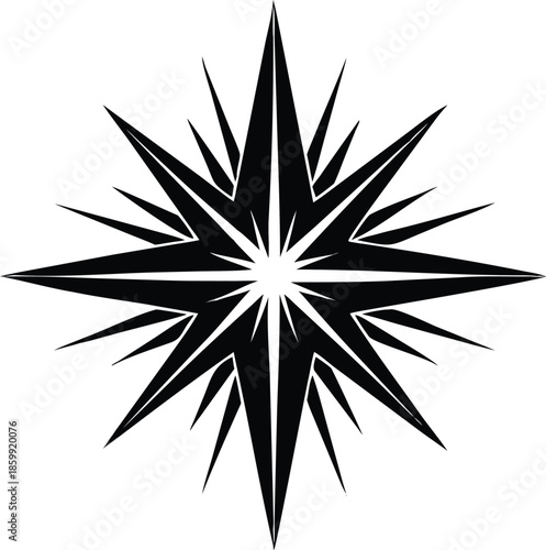 Silhouette Of Star Of Bethlehem