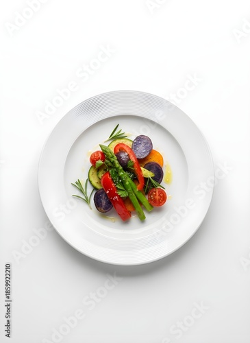 vegetables on a plate