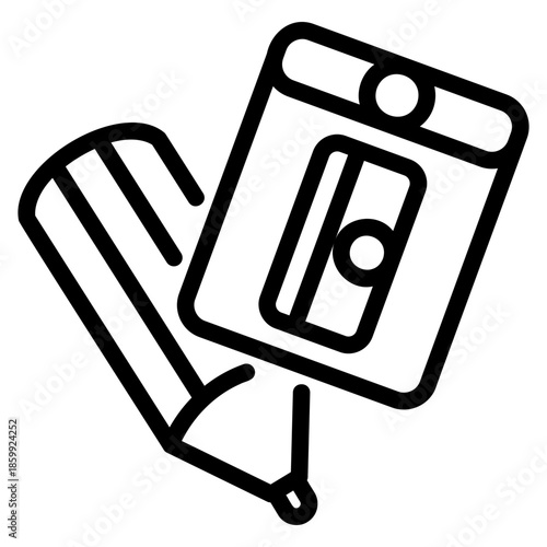 Pencil and eraser icon