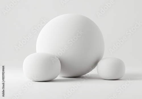 Abstract background of boundless, featureless pure white space, symbolizing the void, infinity, and clean slate concepts, rendering, field, vast