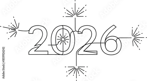 People celebrate happy new year with firework designs on hasil akhir 47 night