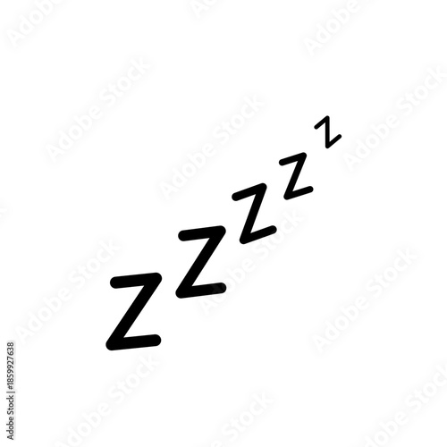 ZZZ sleeping doodle icon