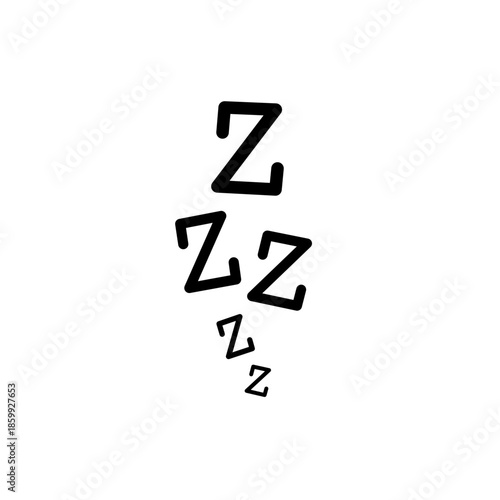 ZZZ sleeping doodle icon