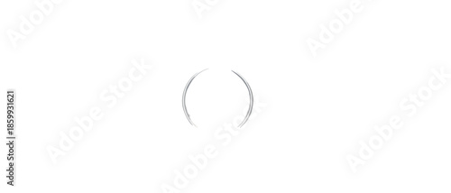 Símbolo de paréntesis curvos grises, elemento de diseño minimalista sobre fondo blanco transparente.