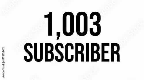 Subscriber Count Milestone Achievement.