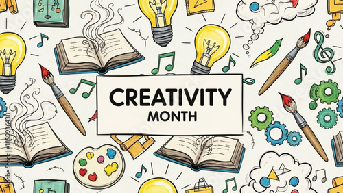 Celebrating Creativity Month with Artistic Expressions and Imagination