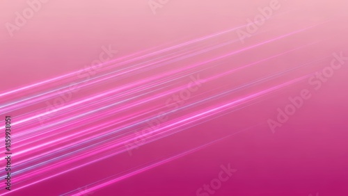 Dynamic Pink Light Streaks Creating a Futuristic Visual Effect for Digital