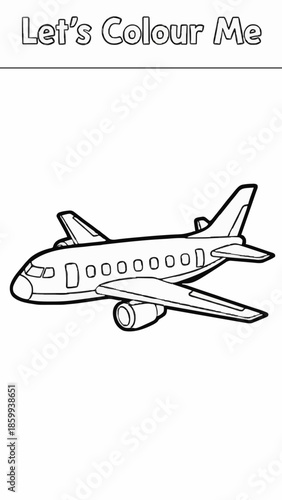 Single-page colouring of commercial passenger aircraft