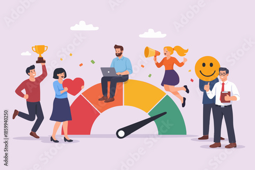 Teamwork and Success Concept