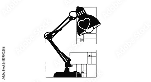 microphone on white background