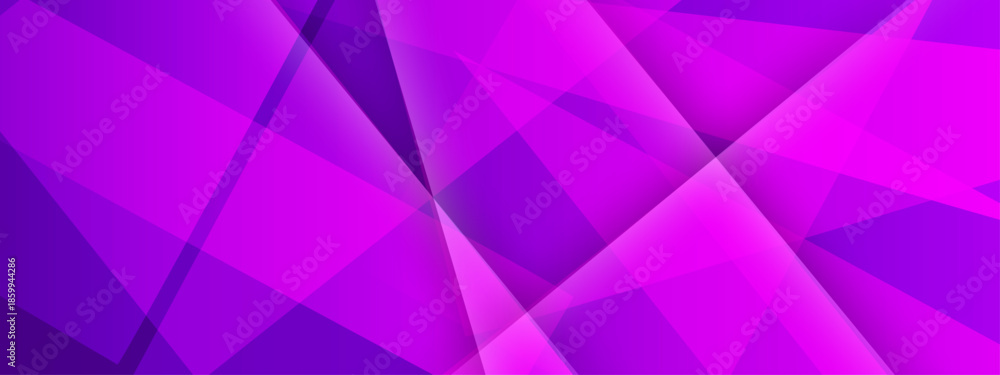 Fototapeta premium Abstract design with purple and pink triangular shapes