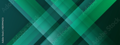 Abstract pattern of intersecting green and teal lines
