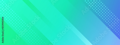 Abstract background with blue and green colors dots