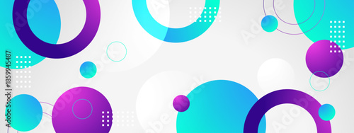 Abstract circles with gradient colors make a dynamic background ideal for designs, presentations, websites, and social media posts