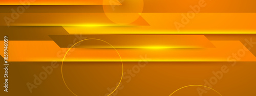 Abstract geometric design in orange with straight lines and circles. Perfect for web banners, social media graphics, and modern branding projects