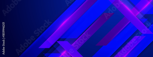 Blue and purple geometric stripes in an abstract design. Suitable for backgrounds, digital art, prints, and modern graphic concepts