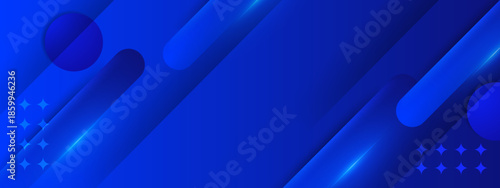 Abstract blue background with circles and lines suitable for technology, science, or digital design projects needing a modern touch