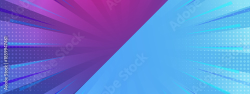 Gradient pink and blue halftone background suitable for vibrant and colorful social media posts, website banners, and digital design projects