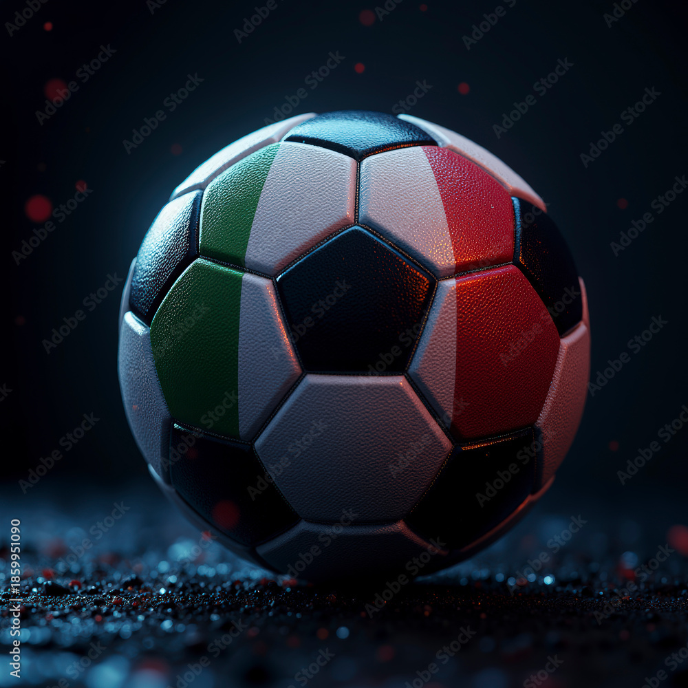 Naklejka premium bailes, balompié, balón, deporte, esfera, globo, copa, gol, vector, concepto, equipo, ilustración, símbolo, 3d, mundo, objeto, planeta, negro, aislada, cuero, aparatos, blanco, certamen, montar