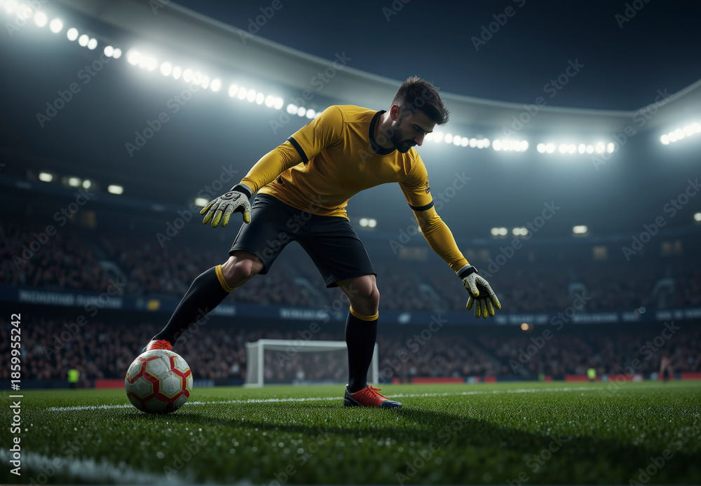 Naklejka premium balompié, balón, bailes, deporte, actores, campa, césped, juego, patada, gol, equipo, verde, certamen, los pies, a patadas, jugada, chico, acción, estadio, niño, carrera a pie, ocio, correr, mundial, 