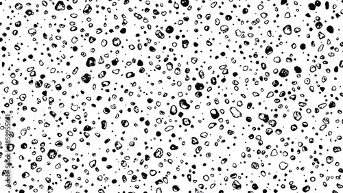 Black and White Seamless Granular Texture Vector Background Abstract Grunge Distress Ink Splatter Pattern