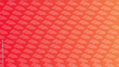  A vibrant, pattern of silhouettes that seamlessly blend in a gradient of color background
