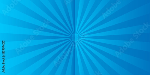 Abstract blue retro blue sunburst pattern design. Modern stipes line ray grunge design beam pattern texture. Funky ray elements themes Swirling pattern.	