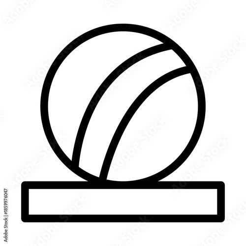 Balance Training Line Icon of Occupational Therapy Icon Set