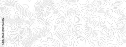 Clean Modern Abstract Seamless Vector Background with Black Geometric Lines and Circular Wave Rhythm