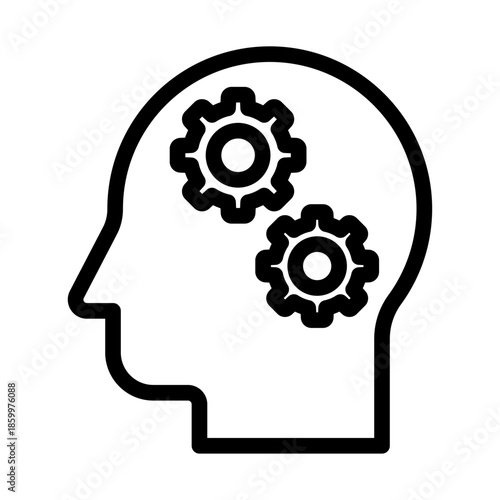 Cognitive Training Line Icon of Occupational Therapy Icon Set