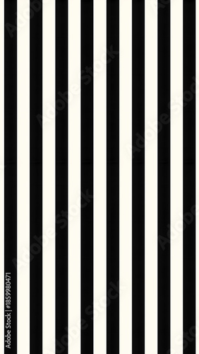 Bold Black White Vertical Striped Pattern Design
