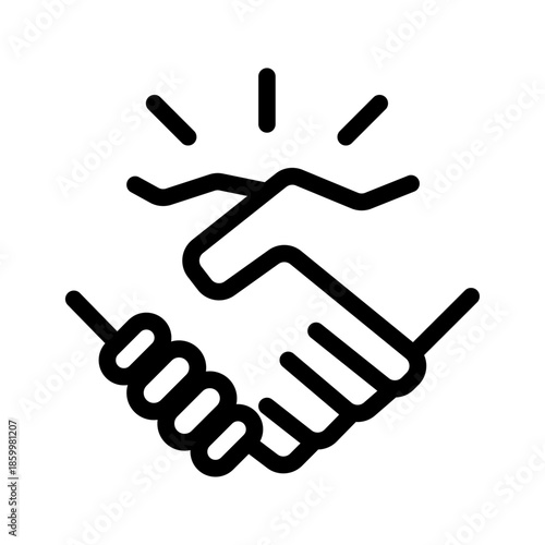 Trust and Integrity Line Icon of Medical Ethics Icon Set