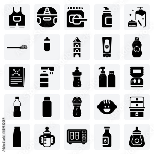 Newborn Essentials And Playtime – Baby Formula, Hygiene Products, And Toys For Early Childhood And Family Concepts.