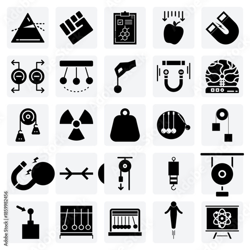 Physics Laboratory And Scientific Experiments – Pulley Systems, Pendulums, And Magnets For Educational And Research Content