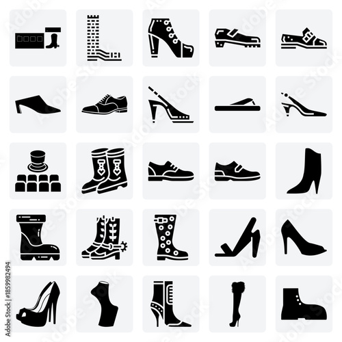 A Collection Of Iconic Shoe Designs – From Gladiator Sandals And Wellington Boots To Spectator And Mary Jane Styles.