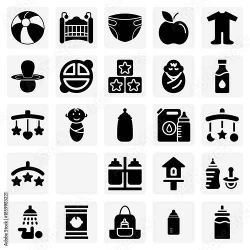 Essential Baby And Nursery Items – Newborn, Food, Clothing, And Toys For Childcare And Parenting Themed Designs