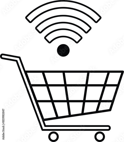 Black and white square QR code vector icon for digital marketing, contactless data access, mobile smartphone scanning technology, and quick response identification isolated on white background.