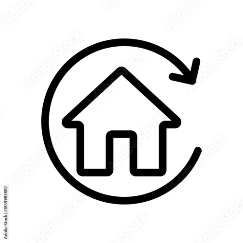 Shelter Evacuation Line Icon of Emergency Shelters Icon Set