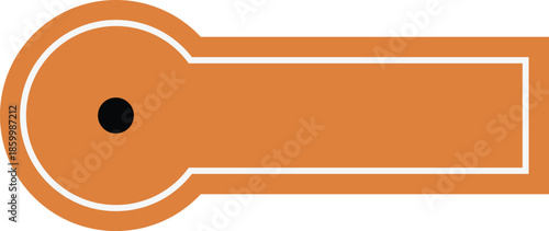 Mini golf course direct, vector flat straight brown golf lane with hole, cartoon golf sport game, tournament competition